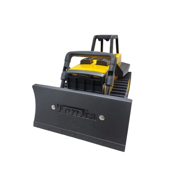 Vintage 1999 Tonka Steel/Plastic Bulldozer Construction Vehicle Durable Yellow & - Picture 2 of 7